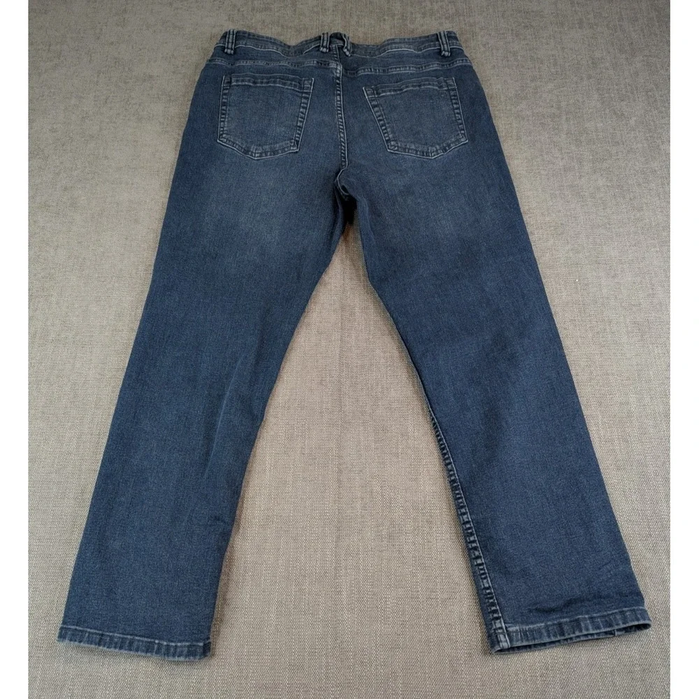 The Perfect Jean NYC Denim Pants Mens 34X28 Blue Athletic Stretch Whiskered